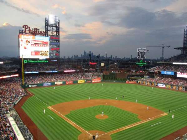 Citizens Bank Park, section: 320, row: 2, seat: 10