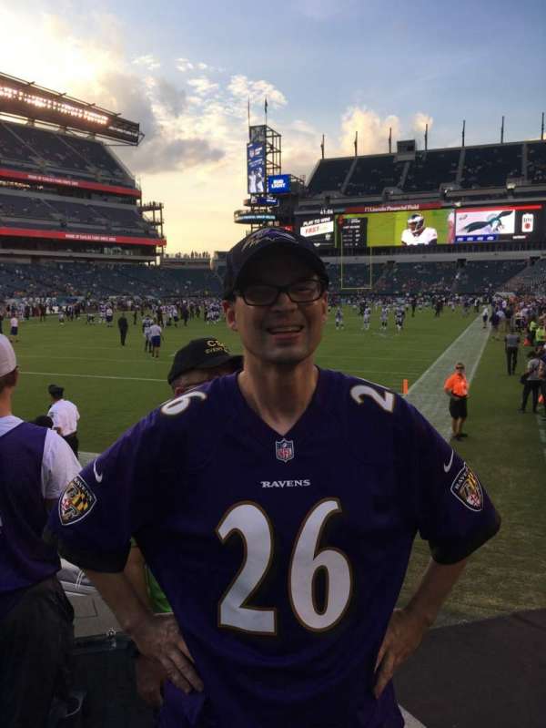 Lincoln Financial Field, section: 113, row: 2, seat: 5