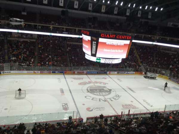 Giant Center, section: 221, row: c, seat: 18