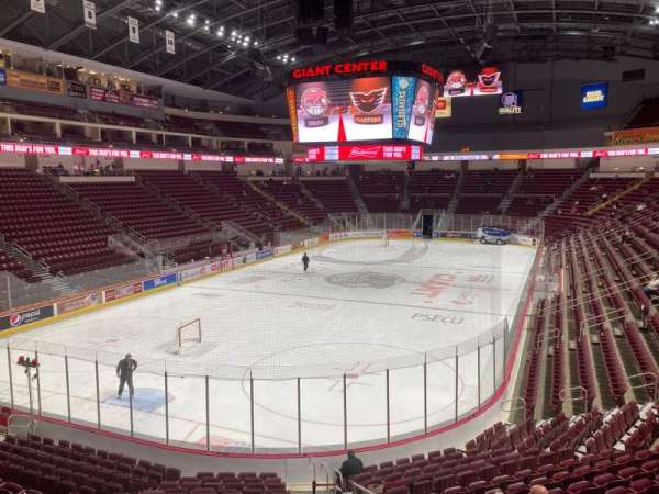 Giant Center, section: 102, row: S, seat: 3