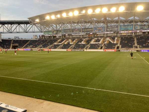 Subaru Park, section: 104, row: C, seat: 1