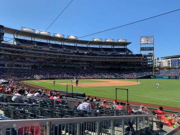 Nationals Park, section: 134, row: U, seat: 11