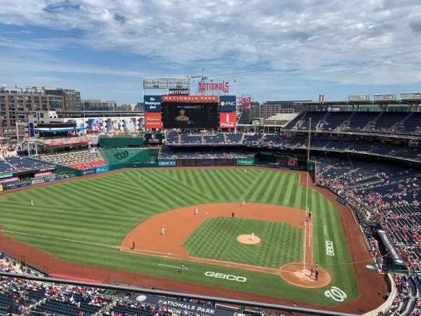 Nationals Park, section: 409, row: B, seat: 1