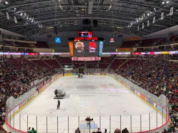 Giant Center, section: 126, row: W, seat: 1