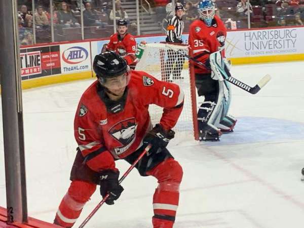 Giant Center, section: 103, row: B, seat: 5