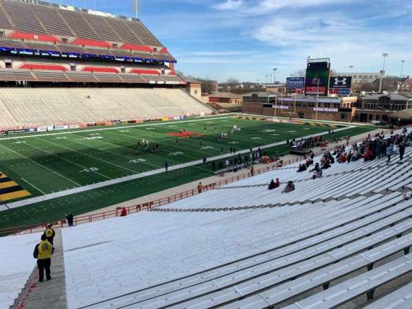SECU Stadium, section: 21, row: UU, seat: 1