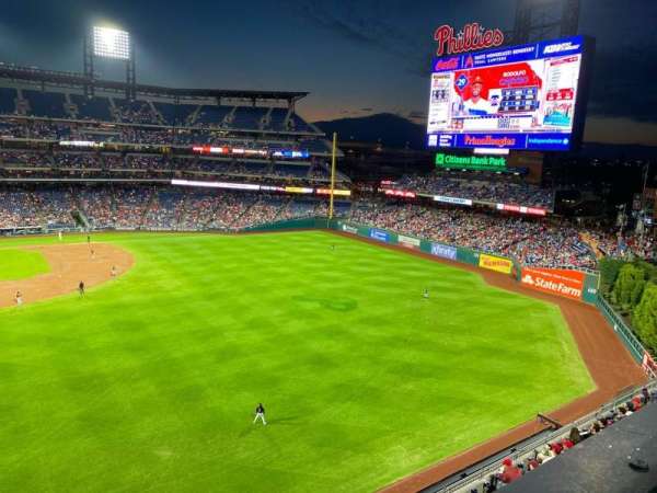 Citizens Bank Park, section: 304, row: 1, seat: 1
