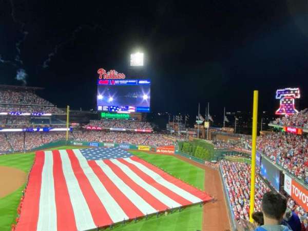 Citizens Bank Park, section: 309, row: 4, seat: 1