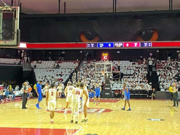 Liacouras Center, section: 108, row: D, seat: 1