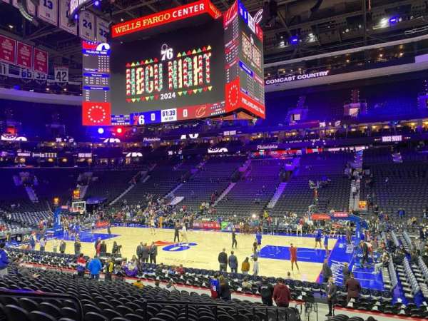 Xfinity Mobile Arena, section: 115, row: 18, seat: 1