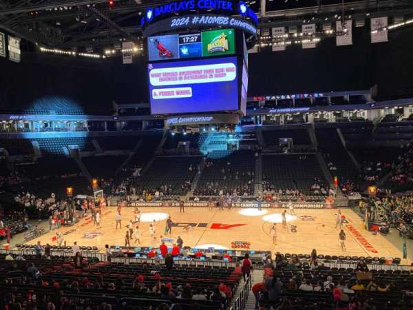 Barclays Center, section: 107, row: 5, seat: 12