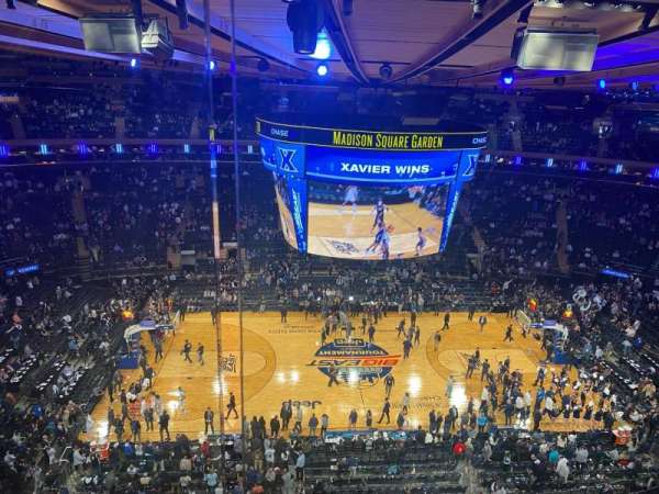 Madison Square Garden, section: 313, row: 1, seat: 1