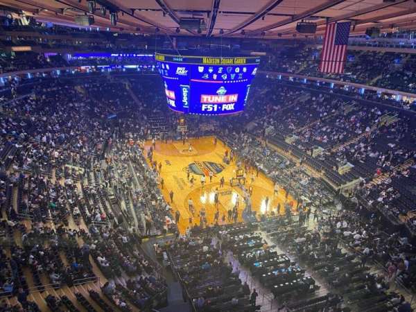 Madison Square Garden, section: 319, row: 1, seat: 1