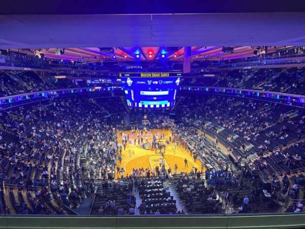 Madison Square Garden, section: 416, row: 3, seat: 6