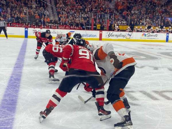 Xfinity Mobile Arena, section: 112, row: 2, seat: 14