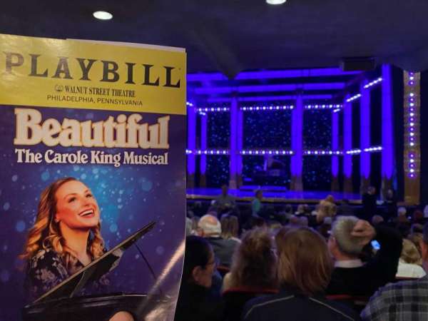 Walnut Street Theatre, section: Orchestra C, row: Q, seat: 104