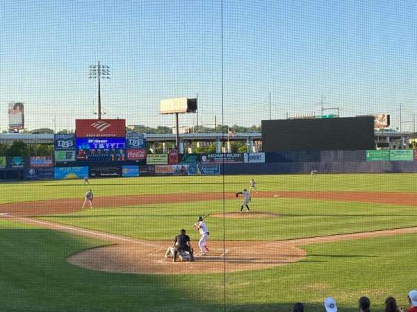 Frawley Stadium, section: G, row: 3, seat: 1