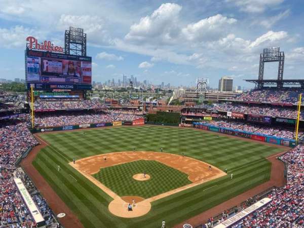 Citizens Bank Park, section: 420, row: 1, seat: 5