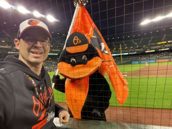 Oriole Park at Camden Yards, section: 20, row: 1, seat: 10