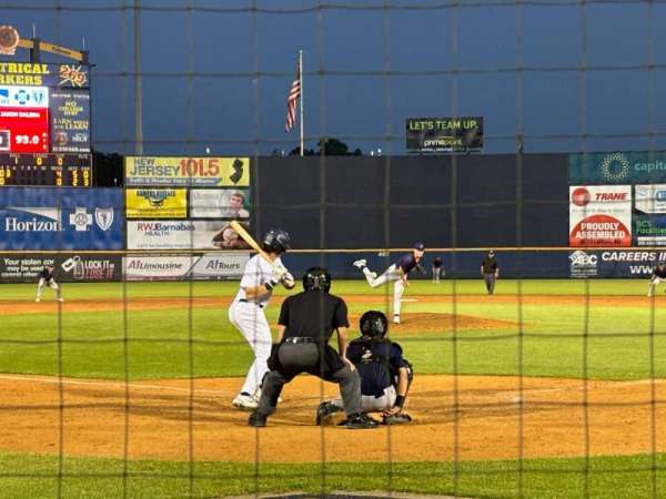 Trenton Thunder Ballpark, section: 111, row: AA, seat: 1