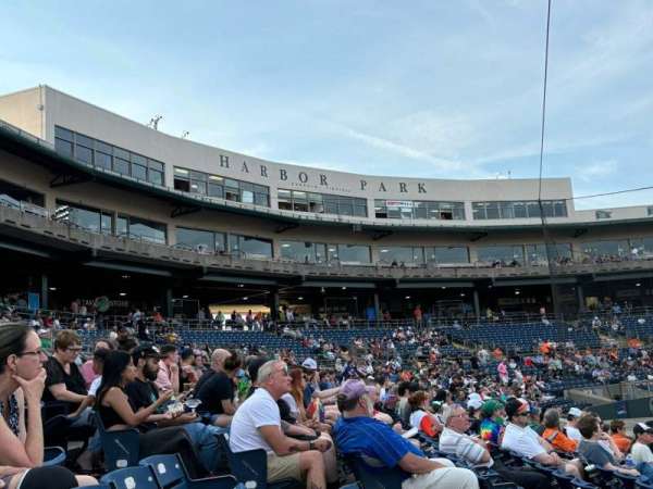 Harbor Park, section: 110, row: H, seat: 8