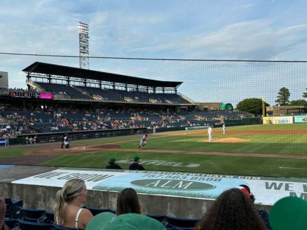 Harbor Park, section: 110, row: H, seat: 8