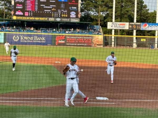 Harbor Park, section: 110, row: H, seat: 7