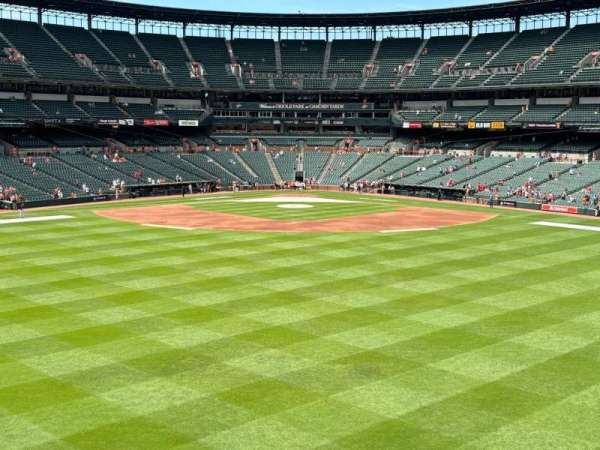 Oriole Park at Camden Yards, section: DECK, row: 1, seat: 1