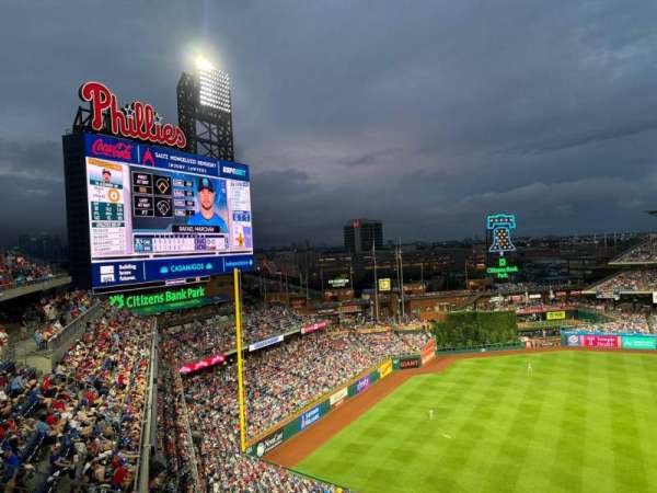 Citizens Bank Park, section: 429, row: 3, seat: 1