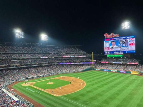 Citizens Bank Park, section: 310, row: 3, seat: 1
