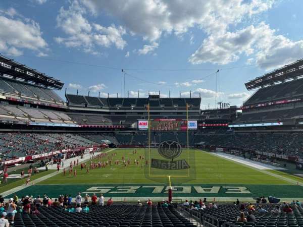 Lincoln Financial Field, section: 129, row: 30, seat: 1