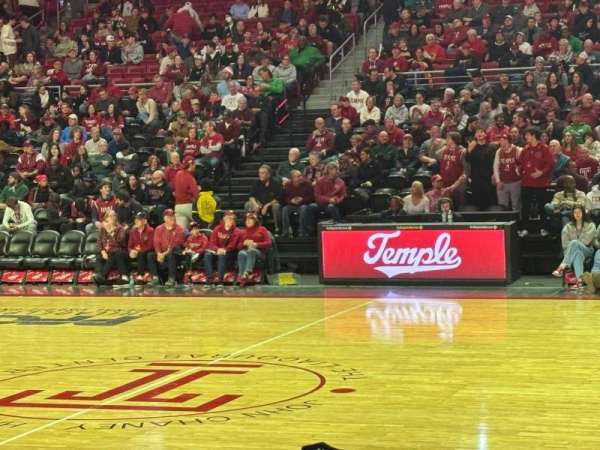 Liacouras Center, section: 102, row: H, seat: 12