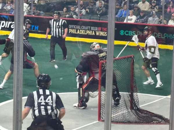 Xfinity Mobile Arena, section: 117, row: 7, seat: 6