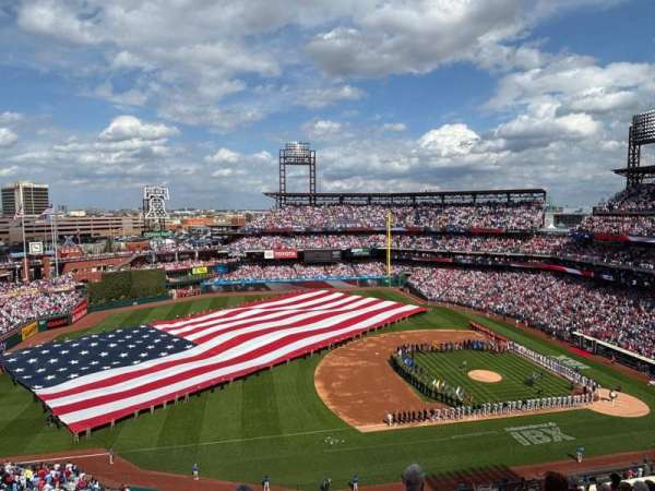 Citizens Bank Park, section: 428, row: 1, seat: 18