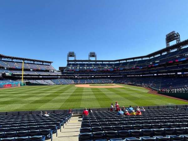 Citizens Bank Park, section: 143, row: 16, seat: 1