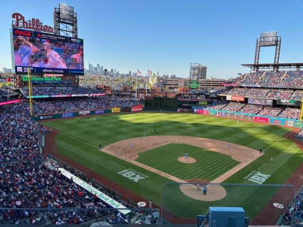 Citizens Bank Park, section: 322, row: 3, seat: 1