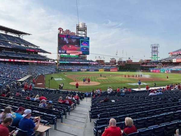 Citizens Bank Park, section: 121, row: 21, seat: 1