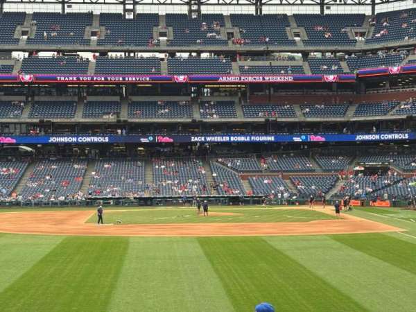 Citizens Bank Park, section: 143, row: 12, seat: 1