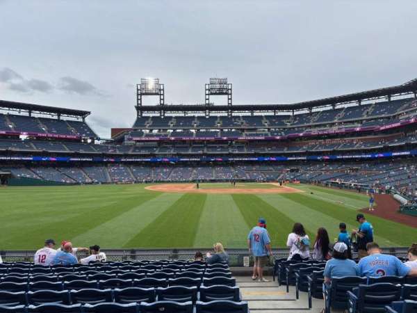 Citizens Bank Park, section: 143, row: 12, seat: 1