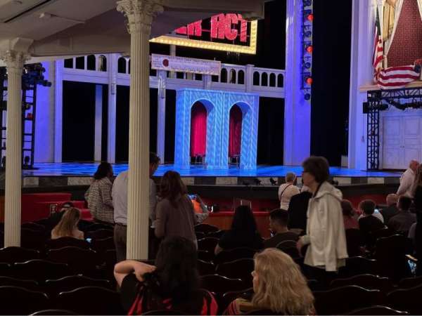 Ford's Theatre, section: Orchestra L, row: L, seat: 20