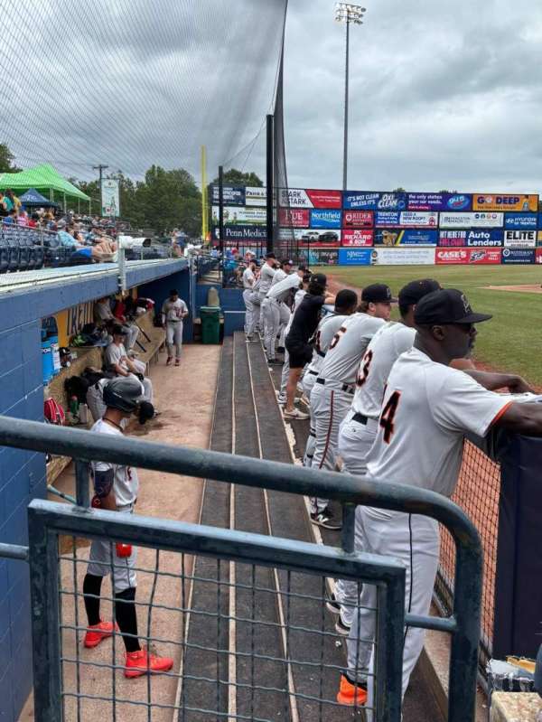 Trenton Thunder Ballpark, section: 116, row: AA, seat: 7
