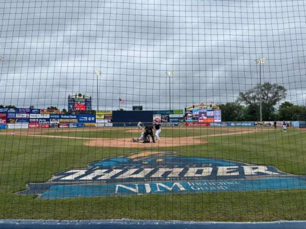 Trenton Thunder Ballpark, section: 112, row: BB, seat: 1