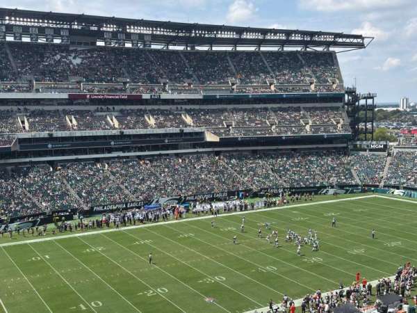 Lincoln Financial Field, section: C17, row: 18, seat: 1