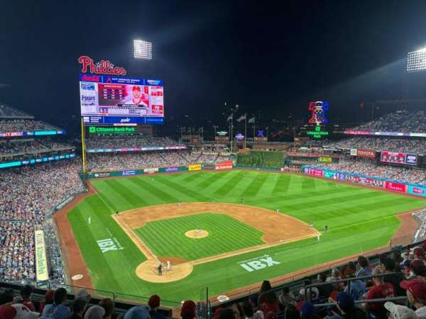 Citizens Bank Park, section: 419, row: 12, seat: 1