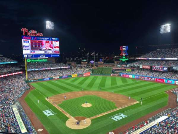 Citizens Bank Park, section: 319, row: 6, seat: 25