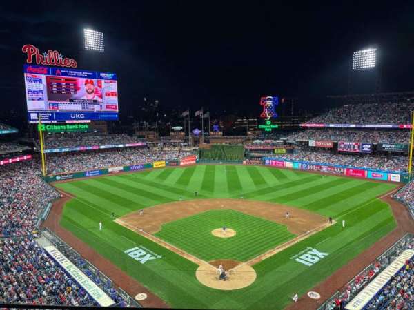 Citizens Bank Park, section: 319, row: 6, seat: 25