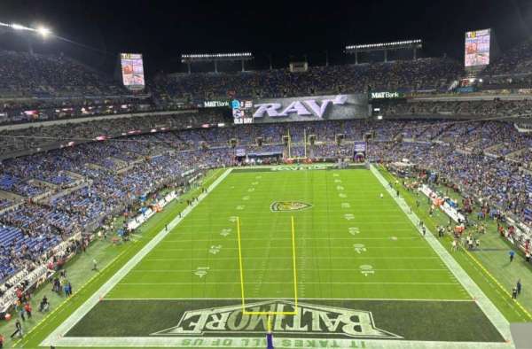 M&T Bank Stadium, section: 540, row: 11, seat: 10