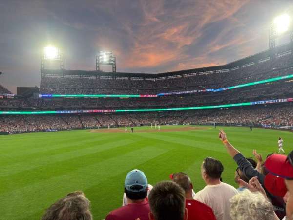 Citizens Bank Park, section: 145, row: 5, seat: 18