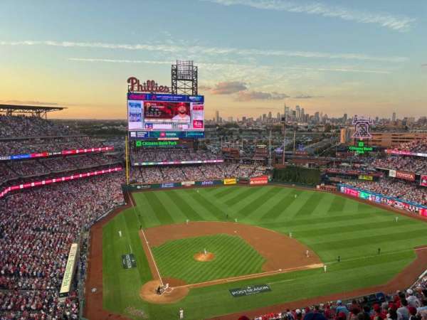 Citizens Bank Park, section: 418, row: 11, seat: 5