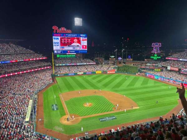 Citizens Bank Park, section: 418, row: 11, seat: 5